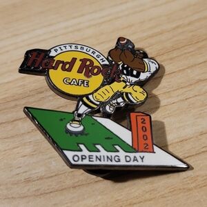 Hard Rock Cafe Pittsburgh Opening Day 2002 Football Themed Pin
